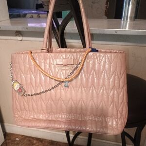 Miu Miu Pink Quilted Women's Bag